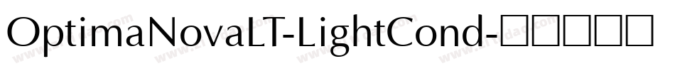 OptimaNovaLT-LightCond字体转换
