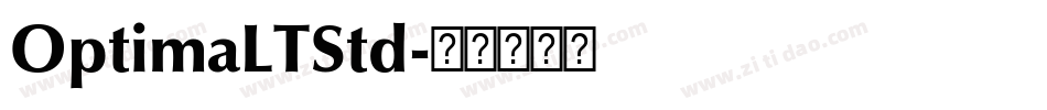 OptimaLTStd字体转换