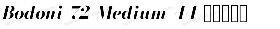 Bodoni-72-Medium-44字体转换