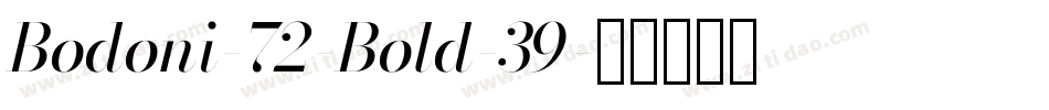 Bodoni-72-Bold-39字体转换