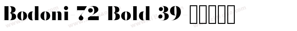 Bodoni-72-Bold-39字体转换