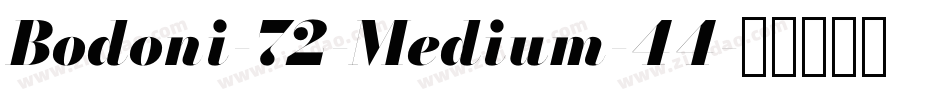 Bodoni-72-Medium-44字体转换