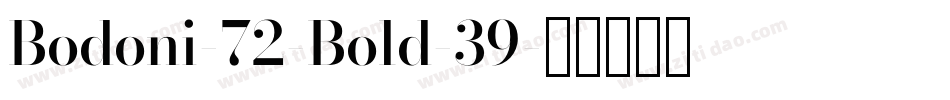 Bodoni-72-Bold-39字体转换