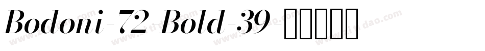 Bodoni-72-Bold-39字体转换