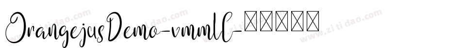 OrangejusDemo-vmmlL字体转换