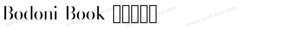 Bodoni-Book字体转换