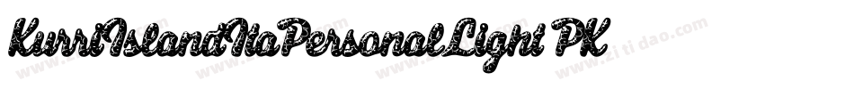 KurriIslandItaPersonalLight-PKZlB字体转换