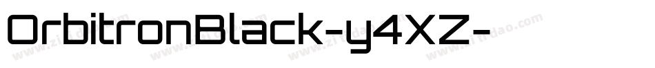 OrbitronBlack-y4XZ字体转换