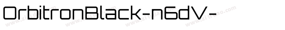 OrbitronBlack-n6dV字体转换