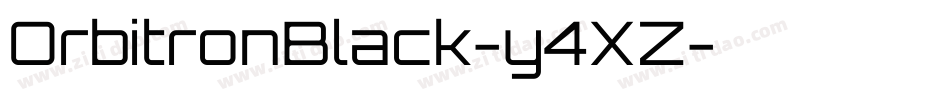 OrbitronBlack-y4XZ字体转换