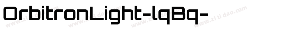 OrbitronLight-lqBq字体转换