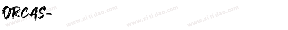 Orcas字体转换