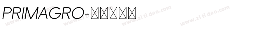 PRIMAGRO字体转换