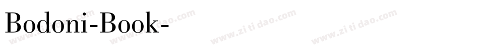 Bodoni-Book字体转换