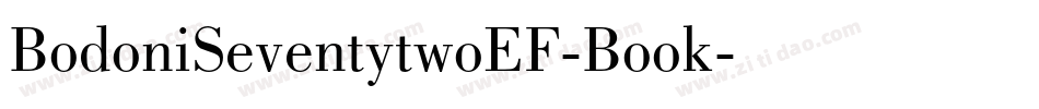 BodoniSeventytwoEF-Book字体转换