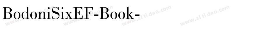 BodoniSixEF-Book字体转换