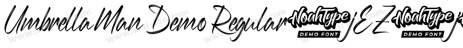 UmbrellaManDemoRegular-jEZ7j字体转换
