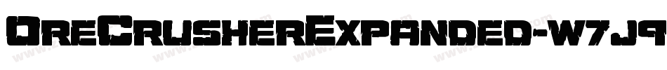 OreCrusherExpanded-w7j9字体转换 OreCrusherExpanded-w7j9字体转换