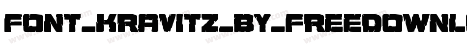 font_kravitz_by_freedownloadsandmore字体转换