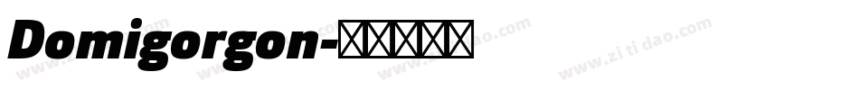 Domigorgon字体转换