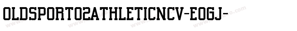 OldSport02AthleticNcv-E0gj字体转换