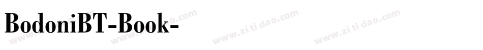 BodoniBT-Book字体转换