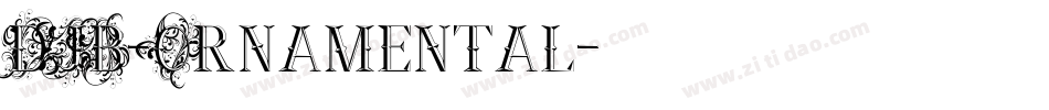 DJB-Ornamental字体转换