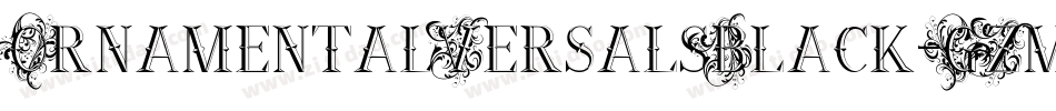 OrnamentalVersalsBlack-GZmD字体转换