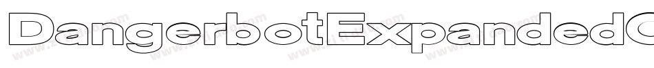 DangerbotExpandedOutlineExpandedOutline-avPE字体转换 DangerbotExpandedOutlineExpandedOutline-avPE字体转换