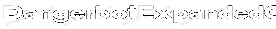 DangerbotExpandedOutlineExpandedOutline-avPE字体转换 DangerbotExpandedOutlineExpandedOutline-avPE字体转换