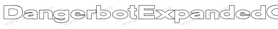 DangerbotExpandedOutlineExpandedOutline-avPE字体转换 DangerbotExpandedOutlineExpandedOutline-avPE字体转换