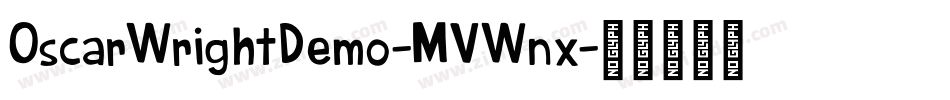 OscarWrightDemo-MVWnx字体转换