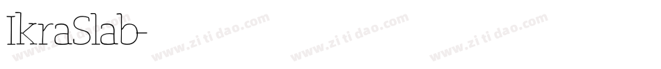 IkraSlab字体转换