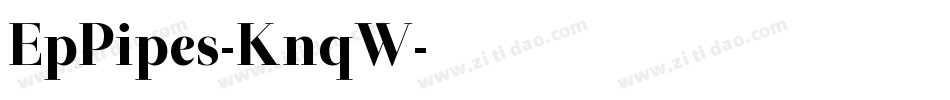 EpPipes-KnqW字体转换