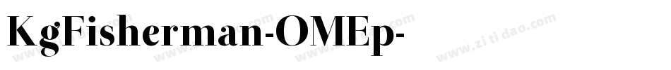 KgFisherman-OMEp字体转换