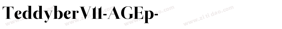 TeddyberV11-AGEp字体转换
