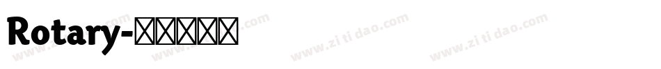 Rotary字体转换