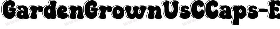 GardenGrownUsCCaps-Eaa8W字体转换