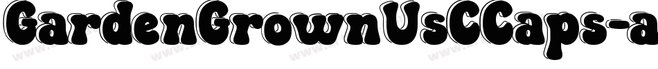 GardenGrownUsCCaps-axx8K字体转换 GardenGrownUsCCaps-axx8K字体转换