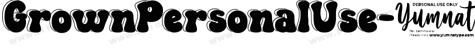 GrownPersonalUse-0Wa7P字体转换