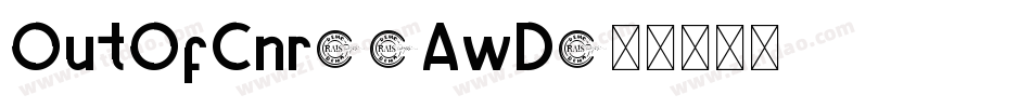 OutOfCnr-7AwD字体转换