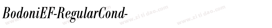 BodoniEF-RegularCond字体转换