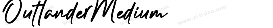 Outlander-Medium字体转换