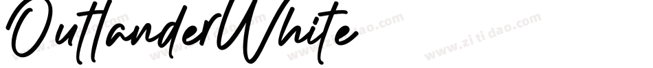 Outlander-White字体转换