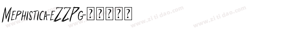 Mephistica-eZZPg字体转换