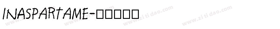 InAspartame字体转换