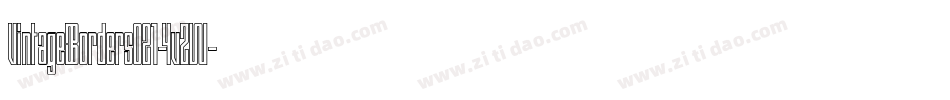 VintageBorders021-4vZW字体转换