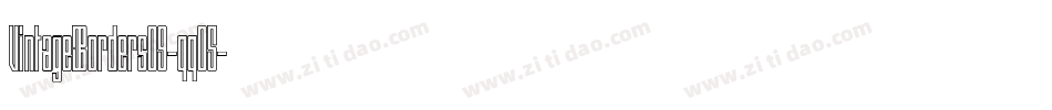 VintageBorders09-qq05字体转换