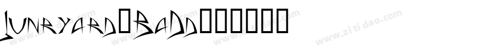 Junkyard-BaDd字体转换