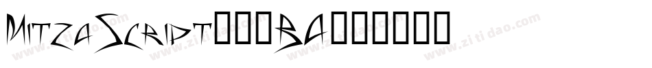 MitzaScript-78BA字体转换